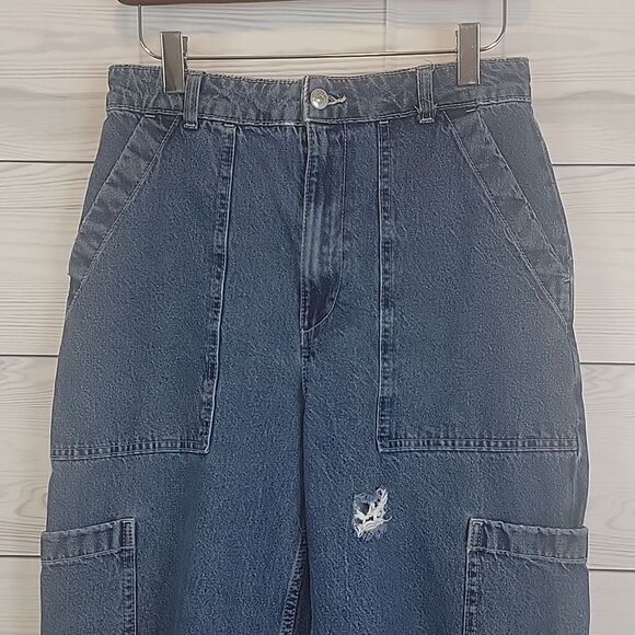 Divided destructed carpenter jeans Size 6 - Picture 3 of 16